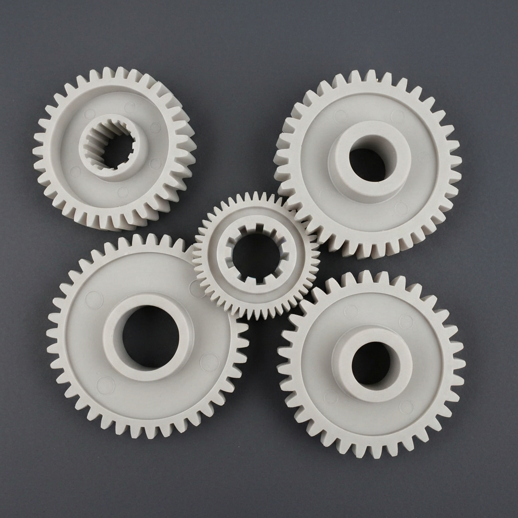 Nylon precision gears and mechanical components